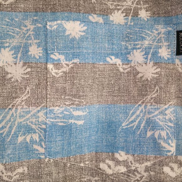 Molokai Surf Co Men's Hawaiian Print Shirt Size L - Picture 6 of 11
